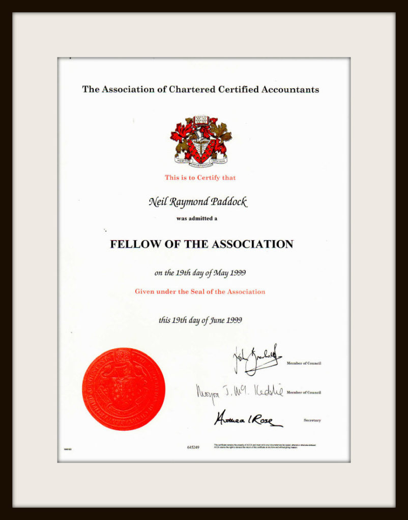 Chartered Certified Accountant